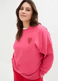 Sweatshirt i oversizemodell med ekologisk bomull, bonprix