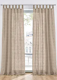 Gardin med linnelook (1-pack), bonprix