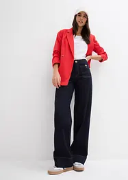 Wide Leg-jeans Mid Waist, Stretch, bonprix