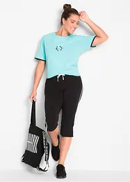 Sportcapribyxa i stuprörsmodell (2-pack), bonprix