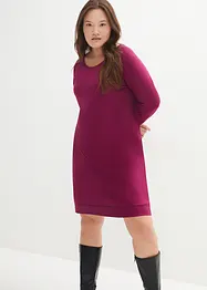 Klänning av mjuk frotté, bonprix