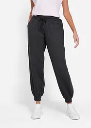 Ankellång joggingbyxa med vida ben, bonprix