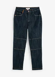 Regular Fit Stretch Jeans Straight för barn, med förstärkning vid knäna, bonprix