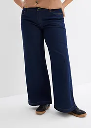 Wide Leg Jeans Mid Waist, Full Length, bonprix