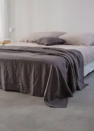 Lättmatchat överkast i finaste linne, bonprix