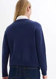 Cardigan med fickor, bonprix