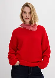 Oversizetröja med fladdermusärmar, bonprix