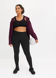 Formande sportleggings utan sömmar, bonprix