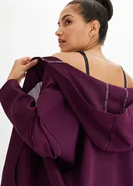Funktionssportjacka med mesh, oversized, bonprix