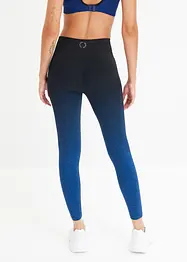 Sömlösa leggings med olika färgnyanser, snabbtorkande, bonprix