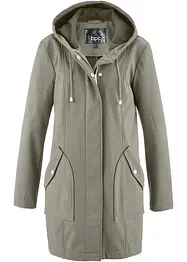 Softshellparkas med huva, bonprix