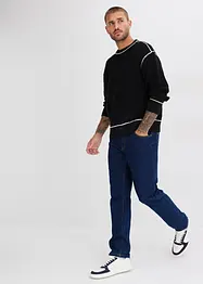 Regular Fit Jeans, Straight, gjorda av stadig denim, bonprix