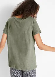 Linnetopp med ledigt snitt, bonprix