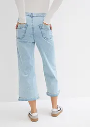 Wide Leg Jeans High Waist, cropped, bonprix