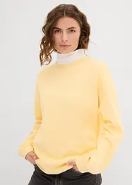 Oversizesweatshirt i ren bomull, bonprix