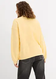 Oversizesweatshirt i ren bomull, bonprix