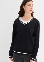 Oversized sweatshirt av ren ekologisk bomull, bonprix