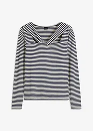 Långärmad topp med detalj i ringningen, bonprix