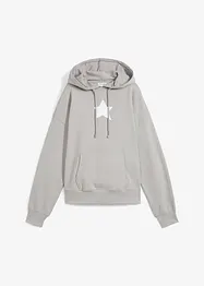 Sweatshirt med luva i ren ekologisk bomull, bonprix