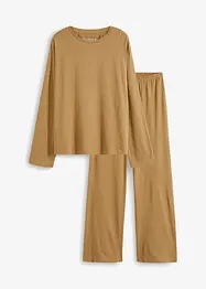 Pyjamas i oversize med viskos, bonprix