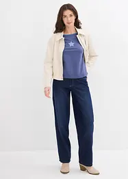 Långärmad topp med raglanärmar, bonprix