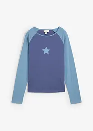 Långärmad topp med raglanärmar, bonprix