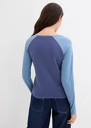 Långärmad topp med raglanärmar, bonprix