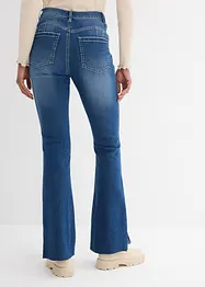 Bootcutjeans med hög midja och mjuk stretch, bonprix