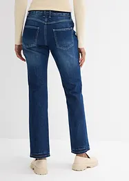 Jeans i rak modell med medelhög midja, bonprix