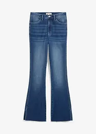 Bootcutjeans med hög midja och mjuk stretch, bonprix