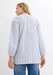 Lång blus i bomullspoplin, bonprix