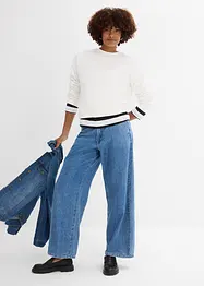 Straight Jeans Mid Waist, Stretch, bonprix