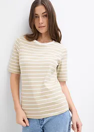 T-shirt av tjock ekologisk bomull, bonprix