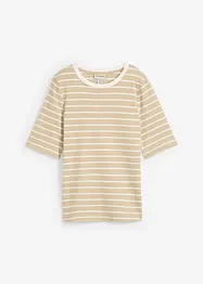 T-shirt av tjock ekologisk bomull, bonprix