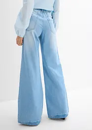 Wide Leg Jeans High Waist, med bekväm midja, bonprix