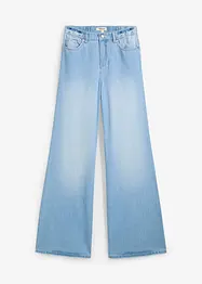 Wide Leg Jeans High Waist, med bekväm midja, bonprix