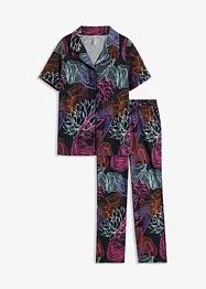 Pyjamas med knappslå, bonprix