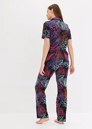 Pyjamas med knappslå, bonprix