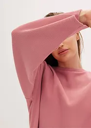 Hemmakläder av jersey med våffelstruktur och shorts, bonprix