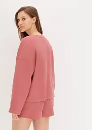 Hemmakläder av jersey med våffelstruktur och shorts, bonprix