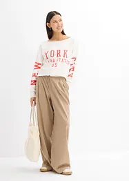 Sweatshirt av ren ekologisk bomull, bonprix