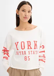 Sweatshirt av ren ekologisk bomull, bonprix