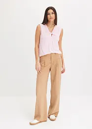 Jerseylinne med twist, bonprix
