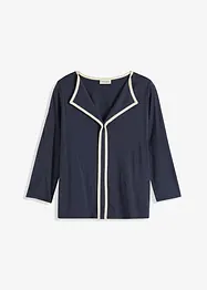 Topp med kontrasterande kant, bonprix