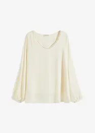 Chiffongtunika med glitterstenar, bonprix