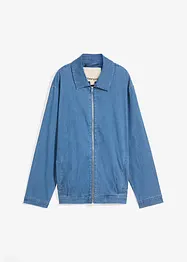 Jeansjacka i lumbermodell med dragkedja, bonprix