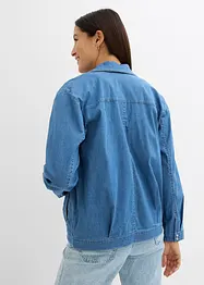 Jeansjacka i lumbermodell med dragkedja, bonprix