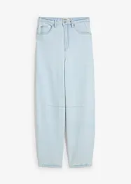 Balloon Jeans High Waist Super Soft, med bekväm midja, cropped, bonprix