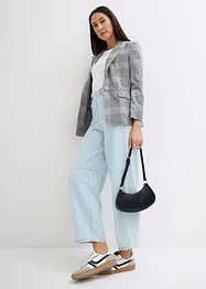 Balloon Jeans High Waist Super Soft, med bekväm midja, cropped, bonprix