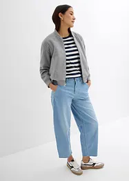 Balloon Jeans Mid Waist Super Soft, cropped, bonprix